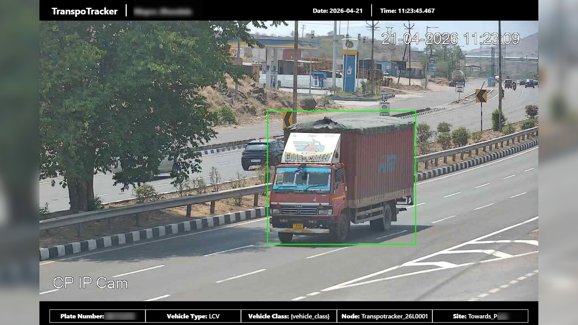 Evidence image captured for each counted vehicle
