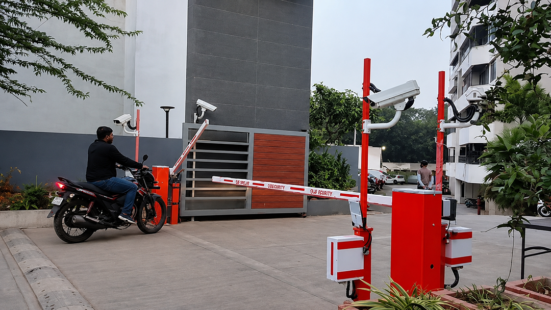 Barrier and signalling light control