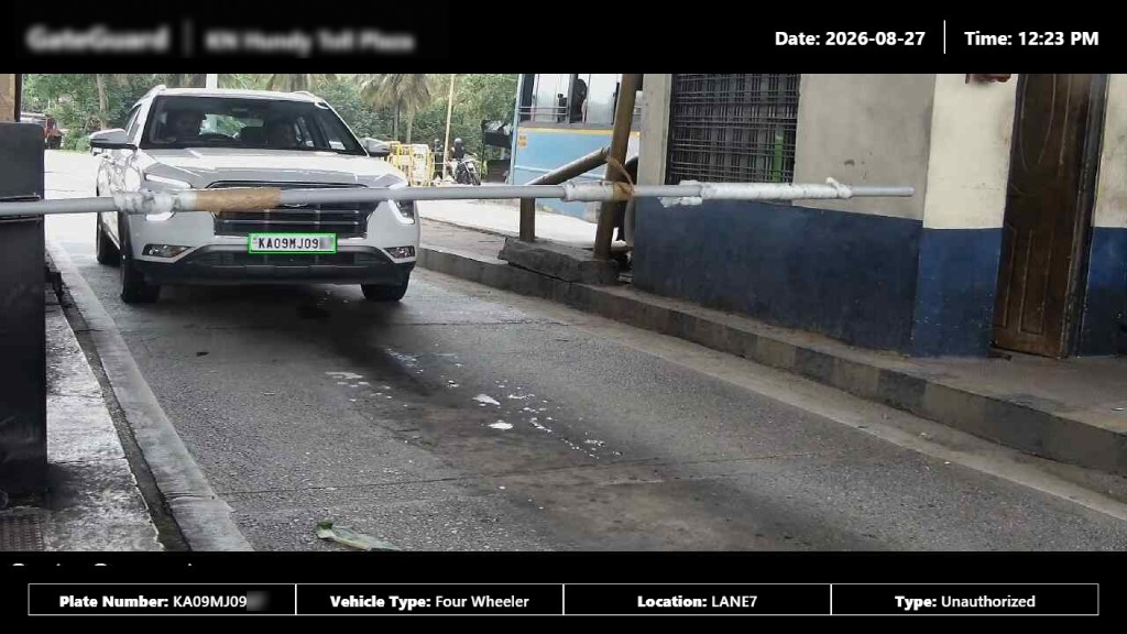 Toll transaction evidence and audit trail